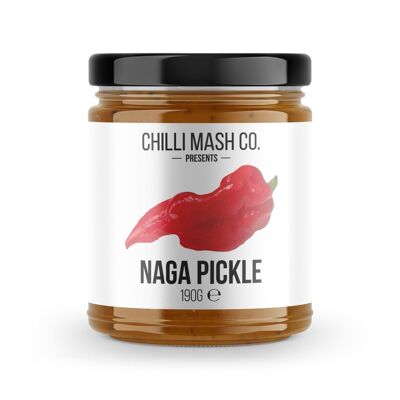 Naga Peperoncino Sottaceto | 190 ml | Chili Mash Company | Sottaceto al peperoncino in stile bengalese
