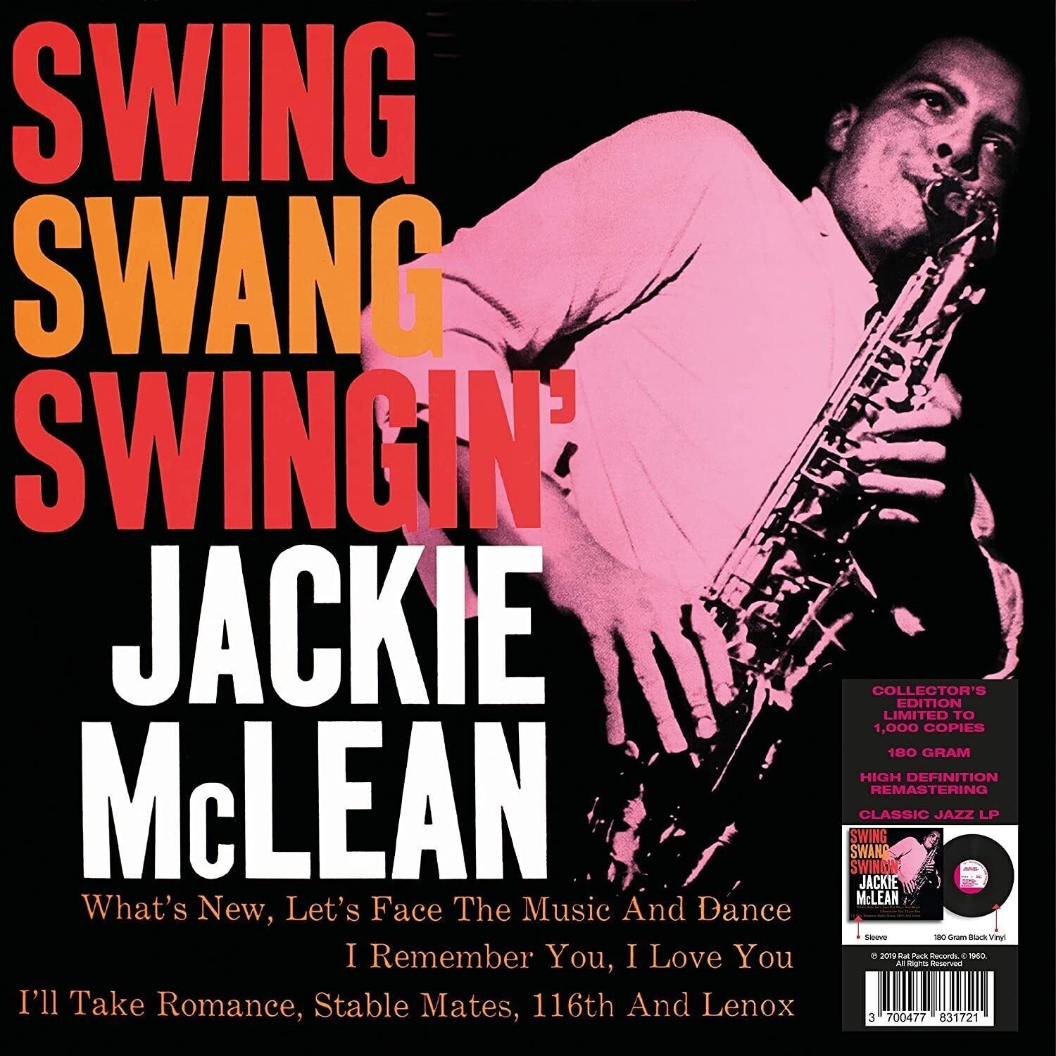Jackie Mclean LP - Swing. Swang.Dondolando