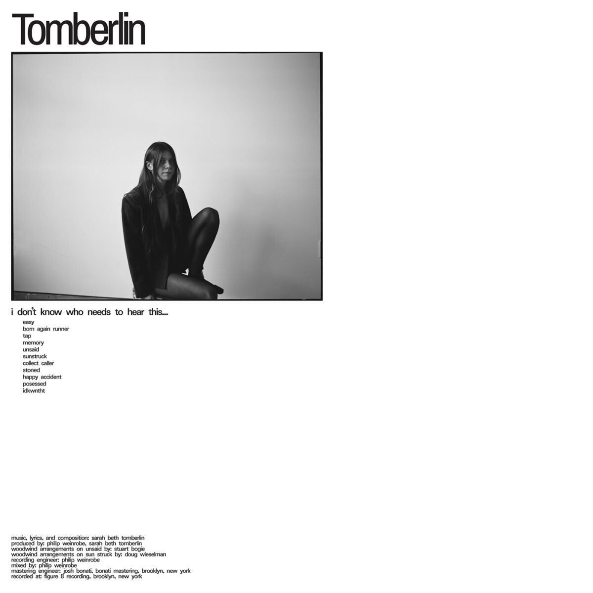 Tomberlin LP - Non so chi ha bisogno di ascoltare questo...(Vinile arancione trasparente)