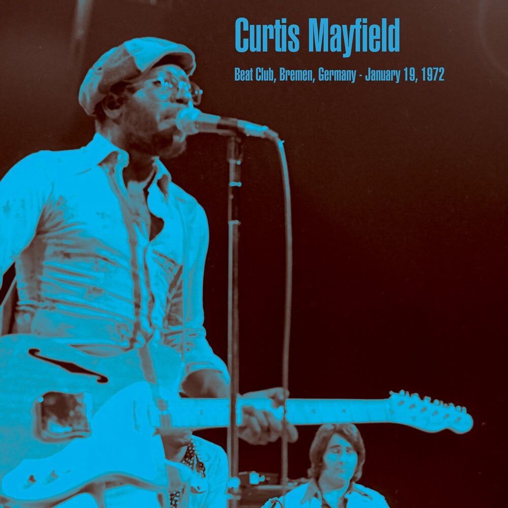 Curtis Mayfield LP - Beat Club. Bremen. Germany - January 19. 1972