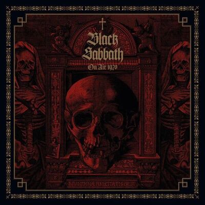Black Sabbath LP - On Air 1970 (Vinile rosso)