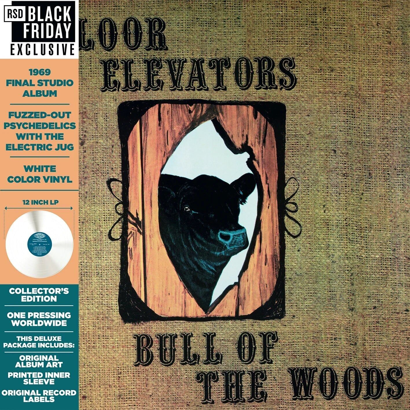 13Th Floor Elevators LP – Bull Of The Woods (weißes Vinyl) (Black Friday 2023)