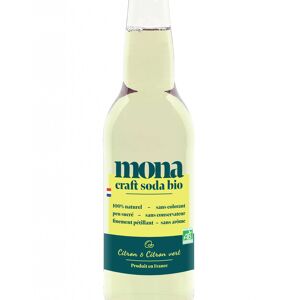 MONA CRAFT SODA BIO - CITRON & CITRON VERT 33cl