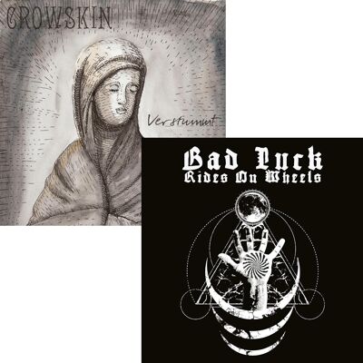 Crowskin / Bad Luck Rides On Wheels LP - Ristampa