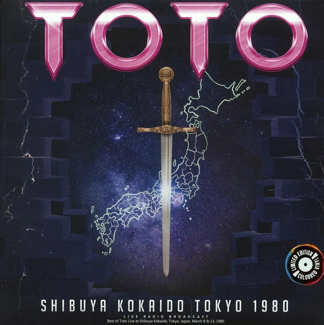 Toto LP - Shibuya Kokaido Tokyo 1980 (Vinile viola)