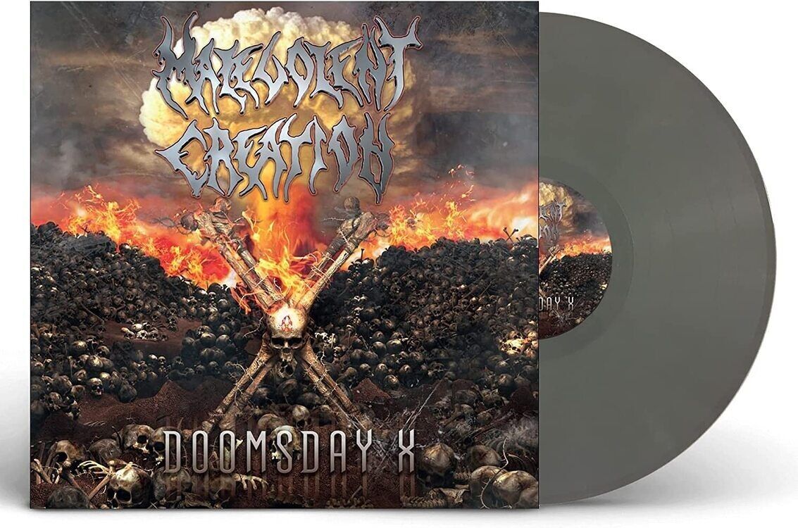 Malevolent Creation LP – Doomsday X (graues Vinyl)