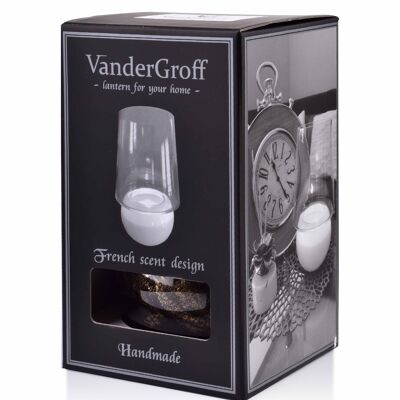 CRISTIE MINI Candle with a shade black mar-OX3075