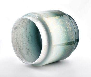 Vase Cristie H20 vert et blanc-OX3357 2