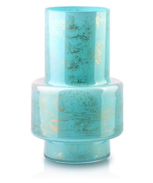 Cristie vase H34 turquoise