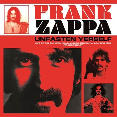 Frank Zappa LP - Détachez-vous : Live à l'Olympiahalle. Munich. Allemagne.3 juillet 1980 - Diffusion FM (vinyle coloré)