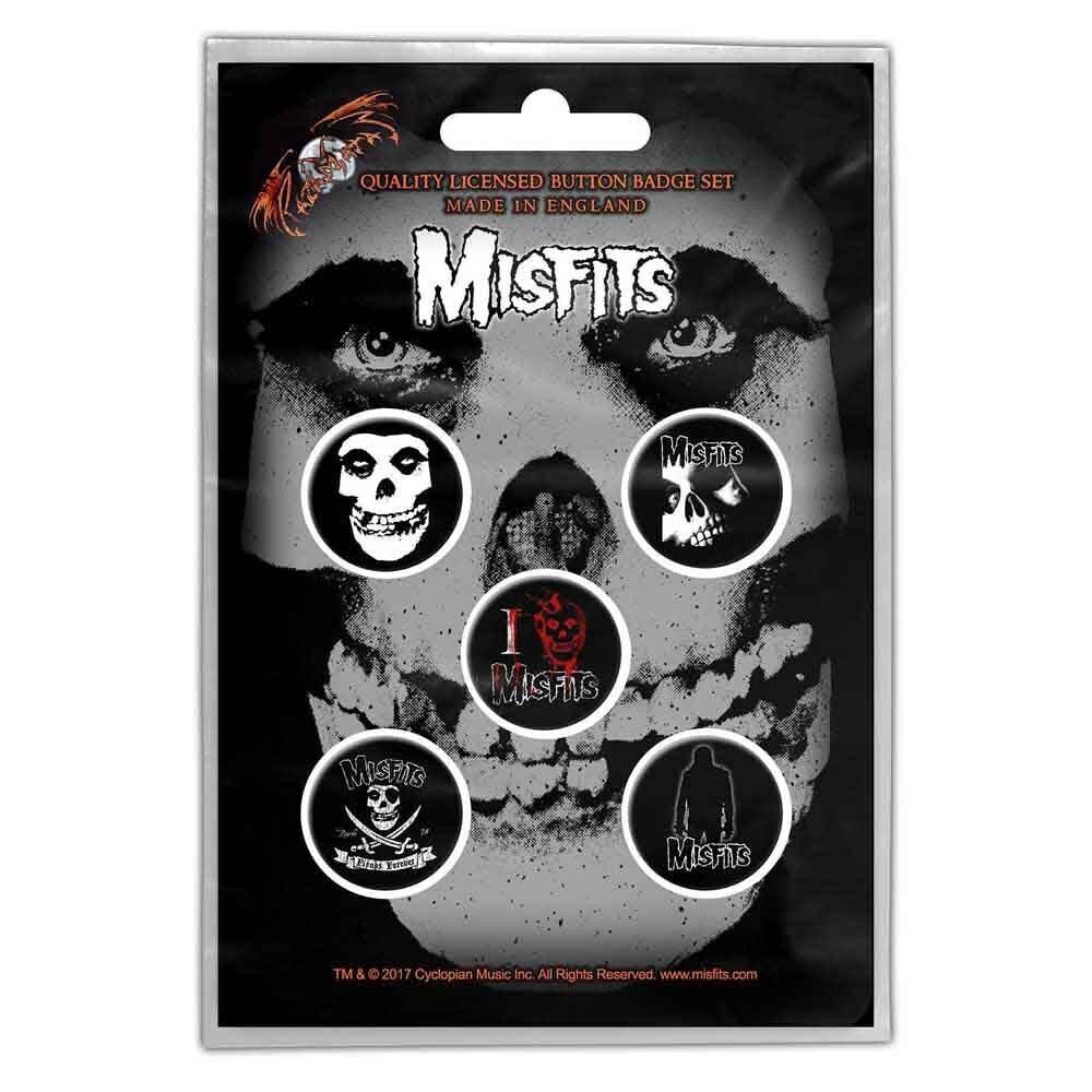 Spilla in plastica MISFITS - Teschio