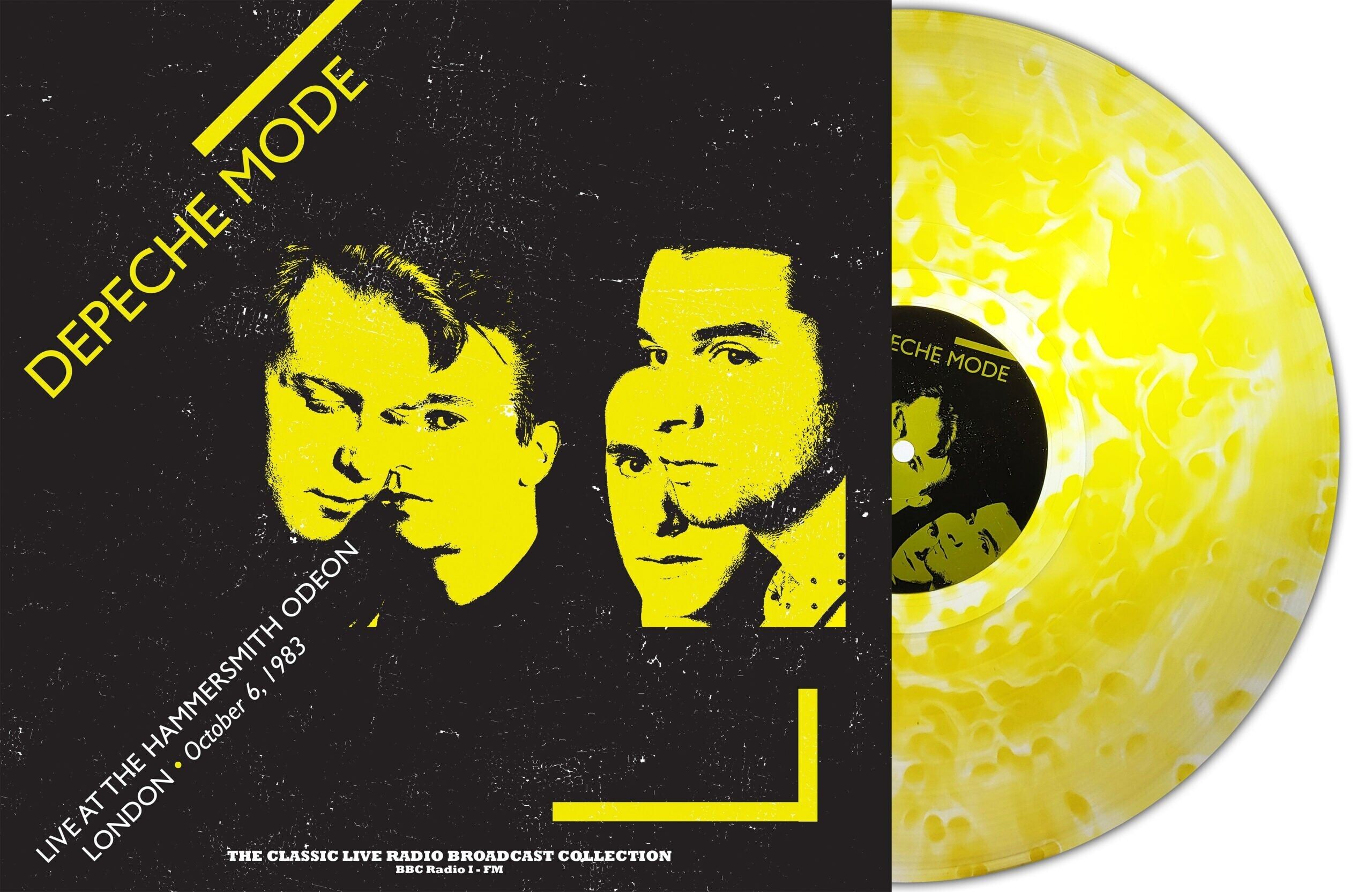LP de Depeche Mode - En vivo en Hammersmith Odeon.Londres 1983 (Vinilo Yellow Cloudy)