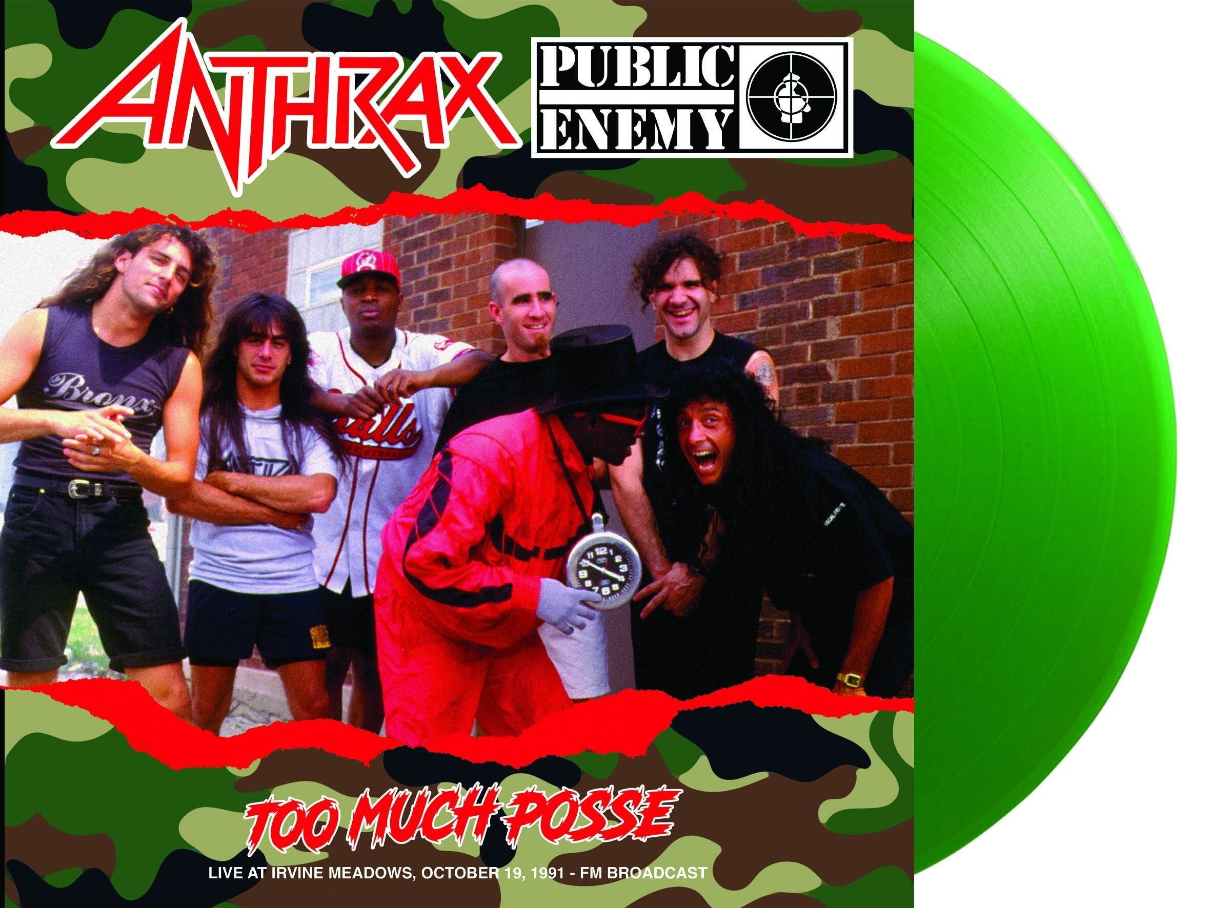 Anthrax - Public Enemy LP - Too Much Posse: Live At Irvine Meadows. 19 ottobre.Trasmissione FM del 1991