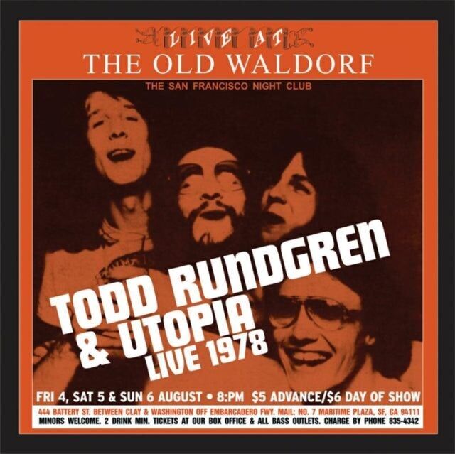 Rundgren Todd & Utopia LP - Deleted - Live At The Old Wald