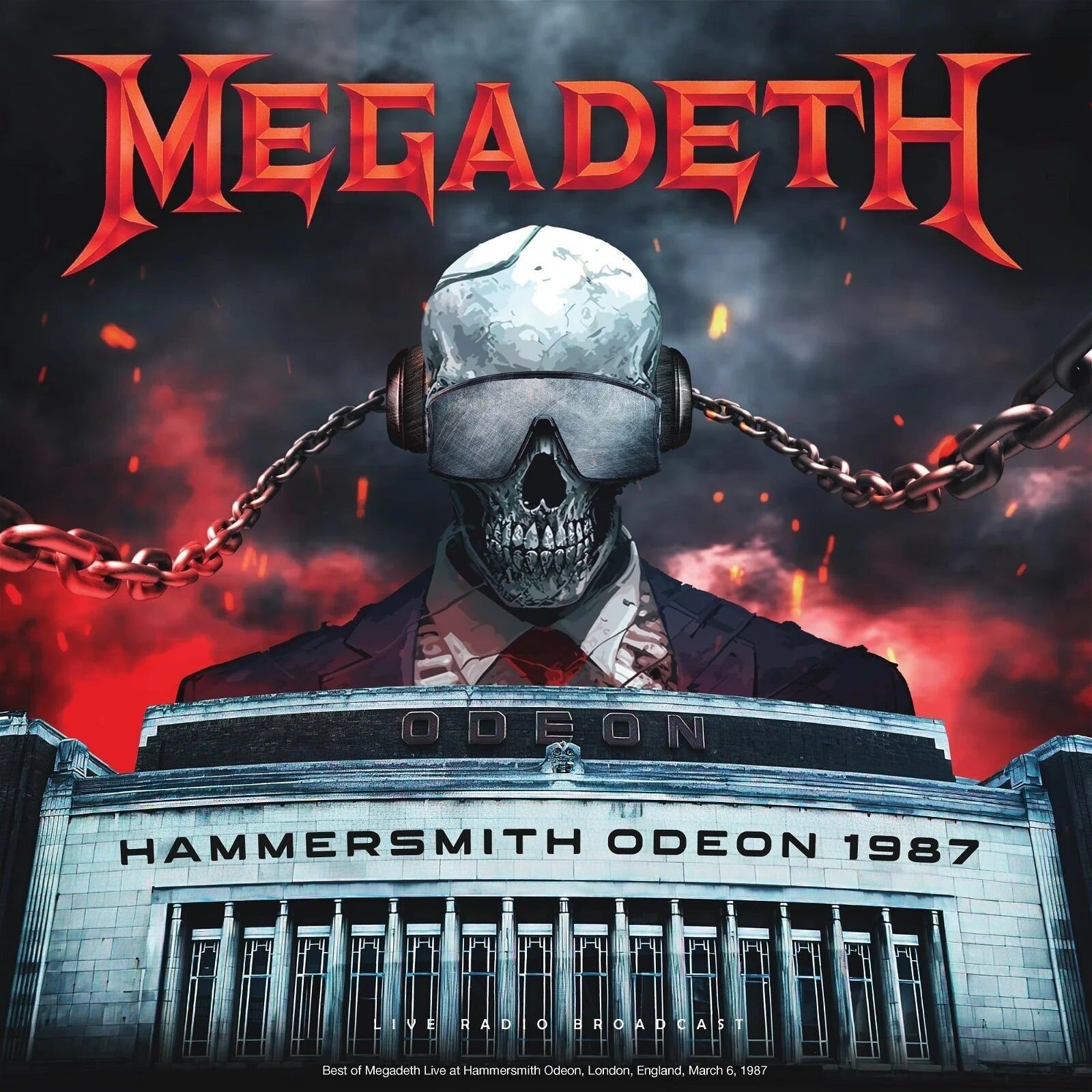 LP de Megadeth - Hammersmith Odeon 1987