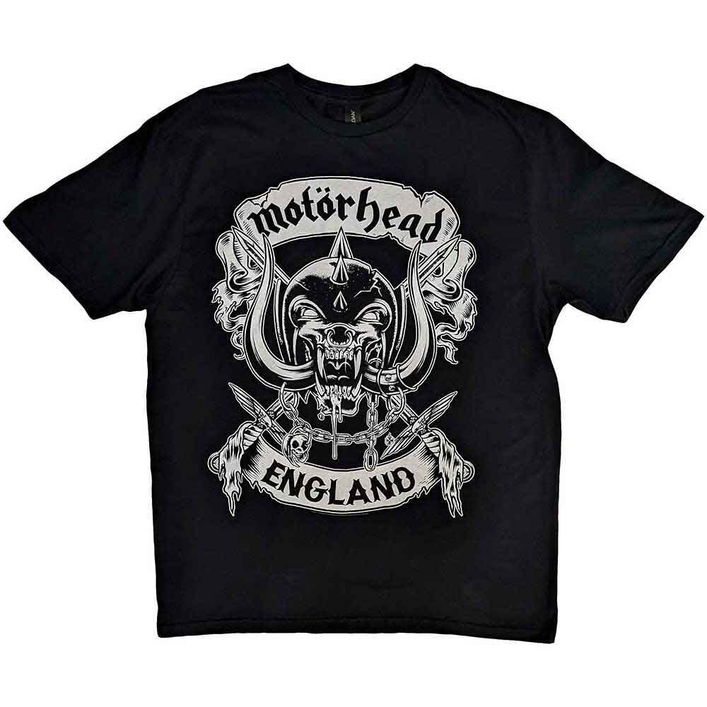 Motorhead T-Shirt - Kreuze Schwert England Wappen