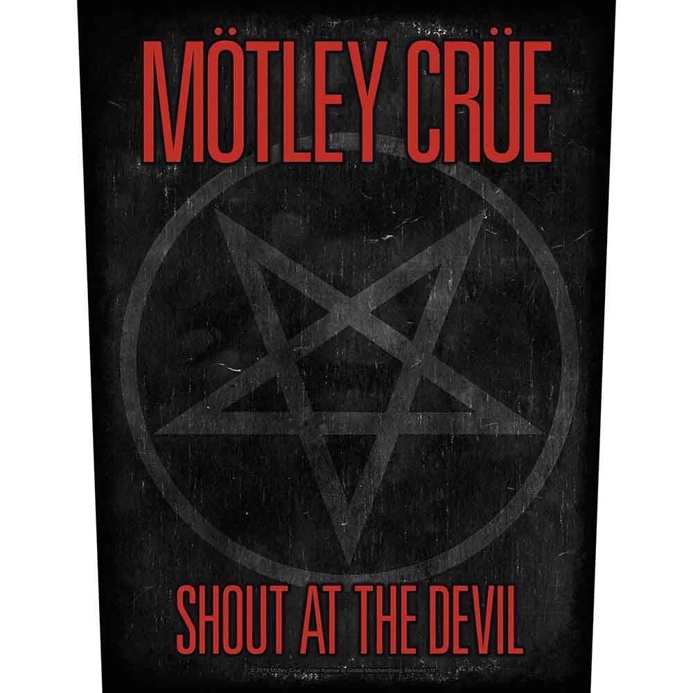 Toppe Motley Crue - Tessuto da cucire - Pentagramma Shout At The Devil
