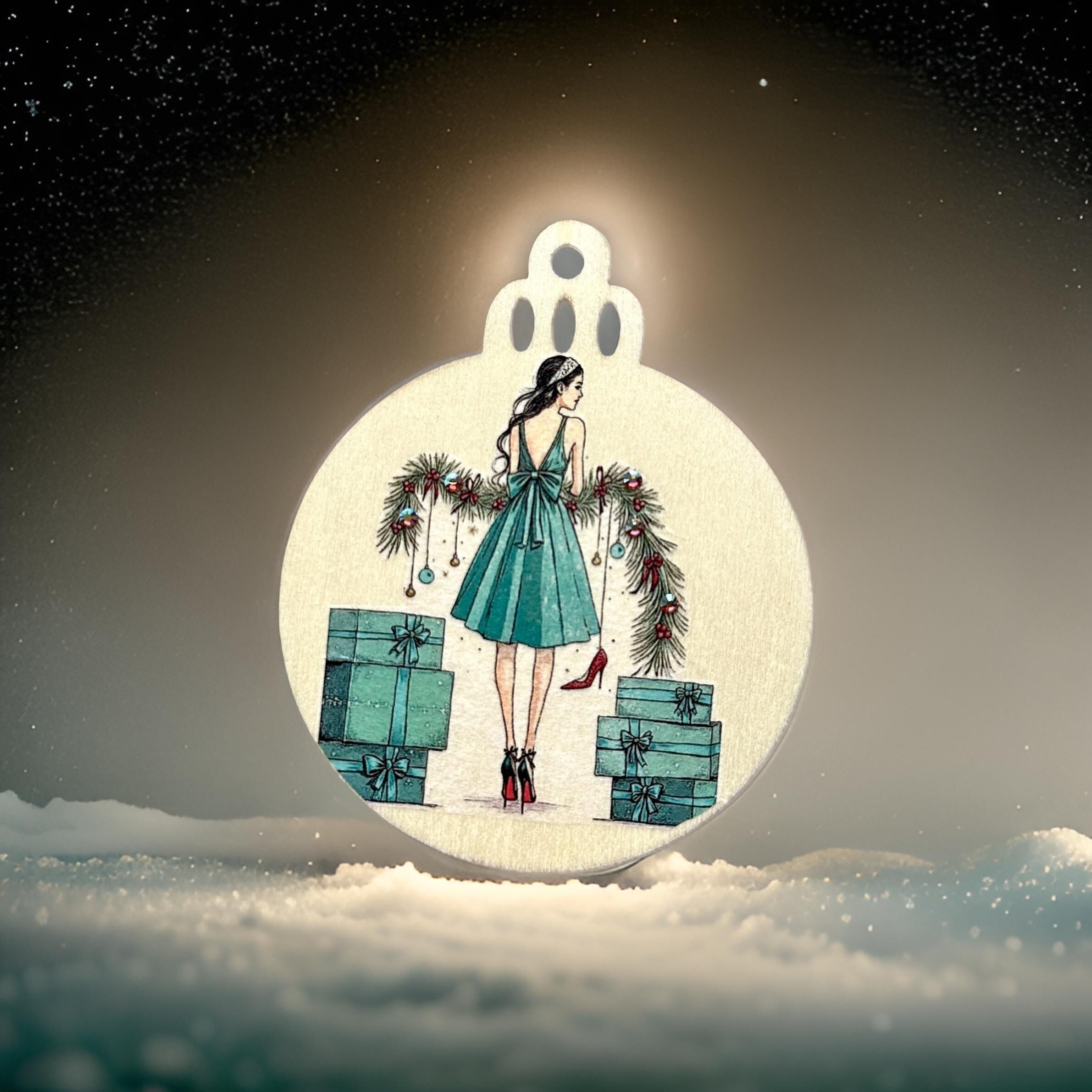 Geschenk-Anhänger „Advent, Advent“