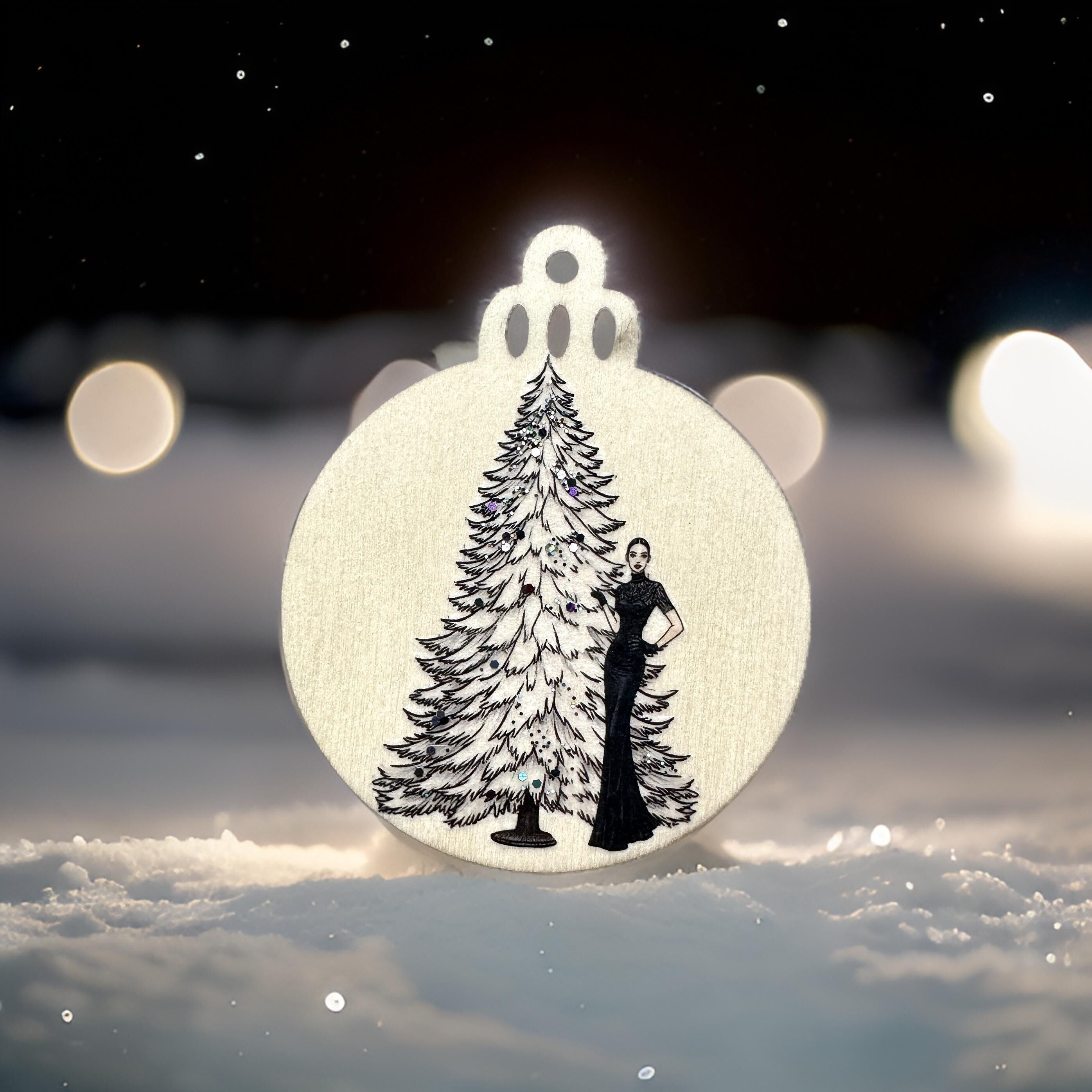 Geschenk-Anhänger „X-Mas in New York“