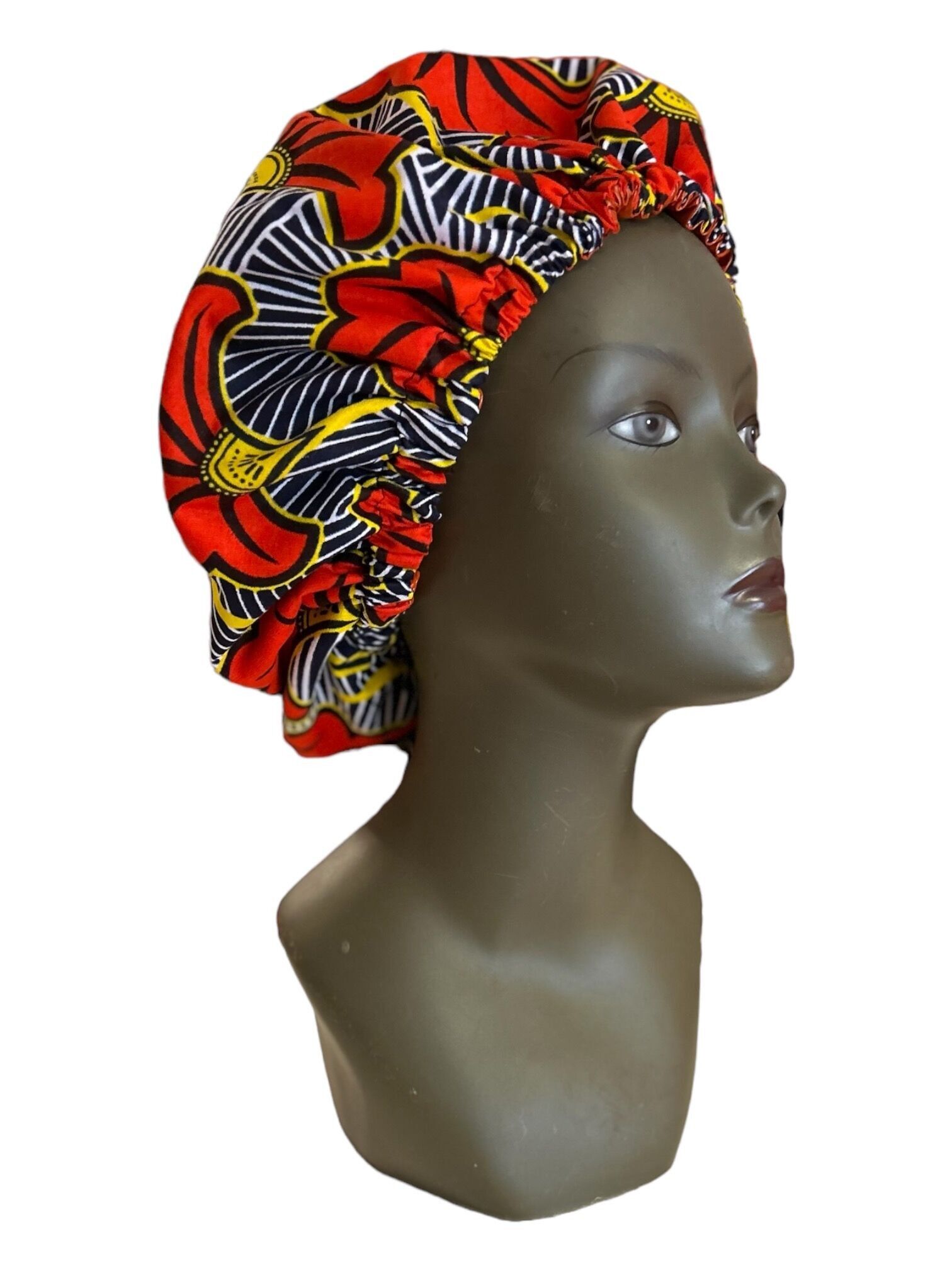 Cuffia notte/cura regolabile in raso