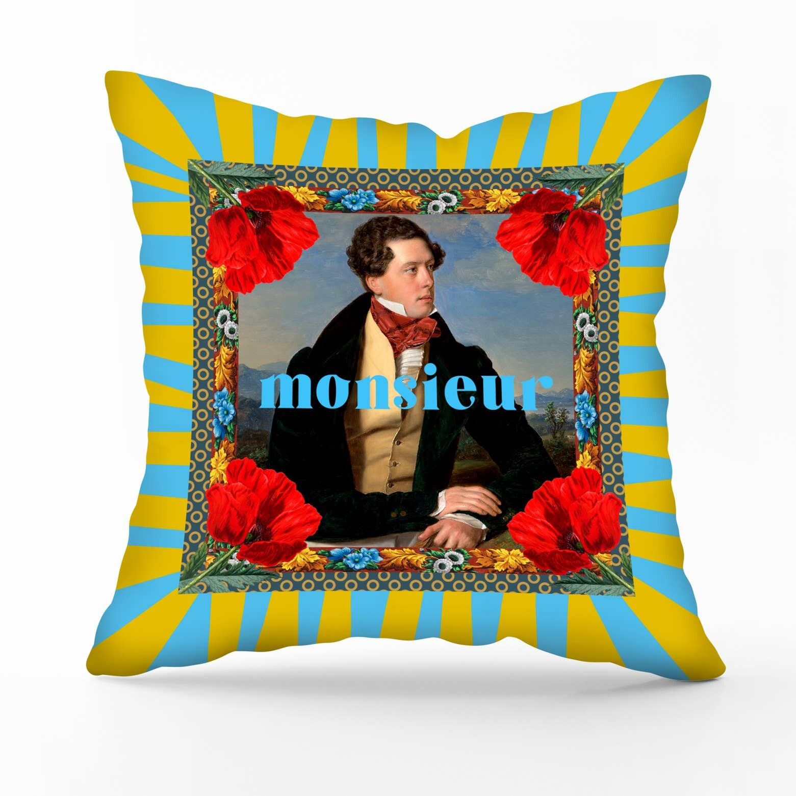 MONSIEUR cushion cover 50x50 basic