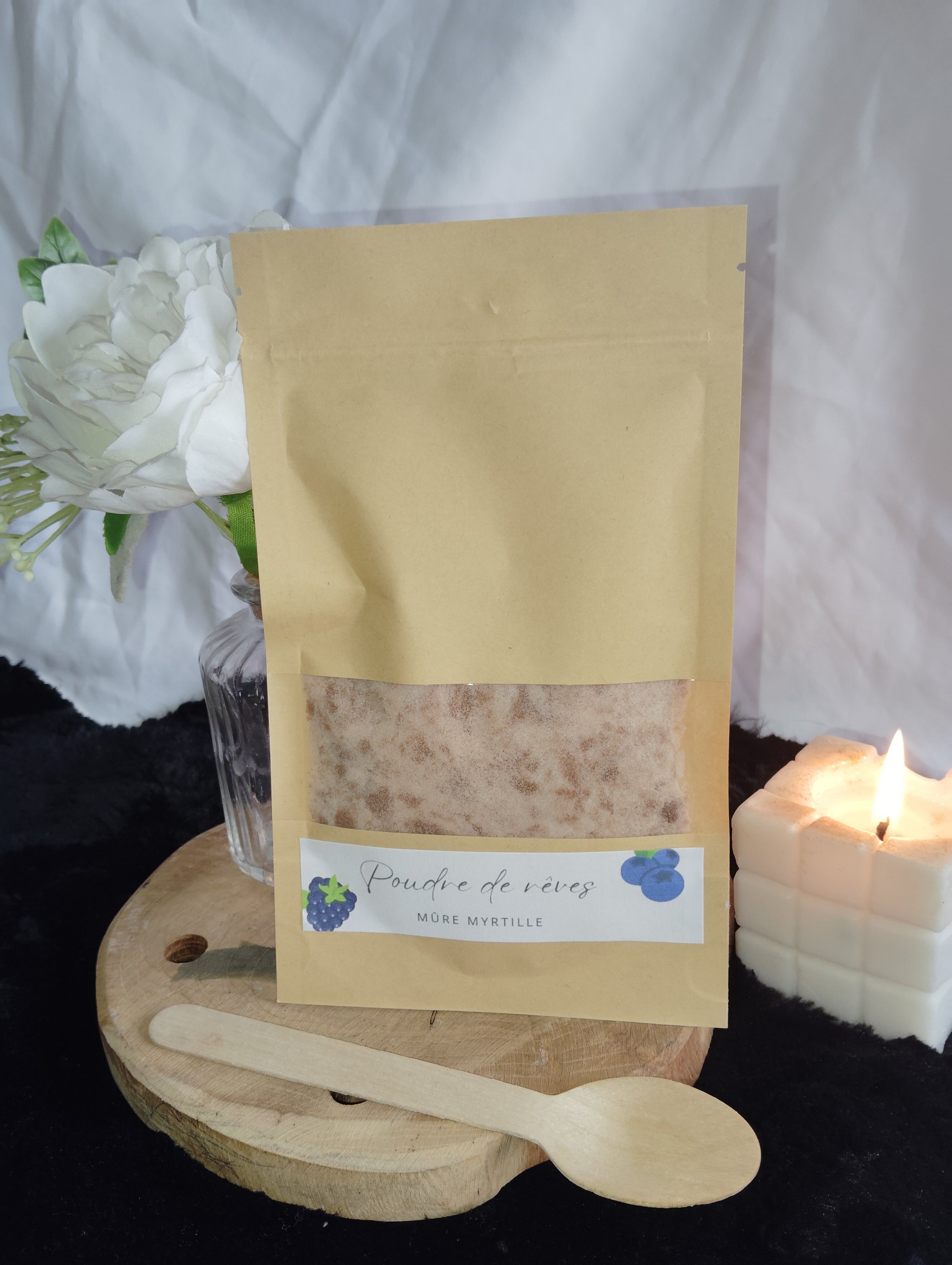 Polvere da sogno al mirtillo e mora