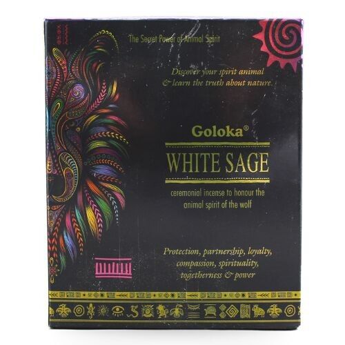 Goloka Weißer Salbei Räucherstäbchen