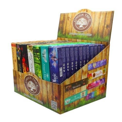 Confezione espositiva di incenso Green Tree 2 - 84 pezzi