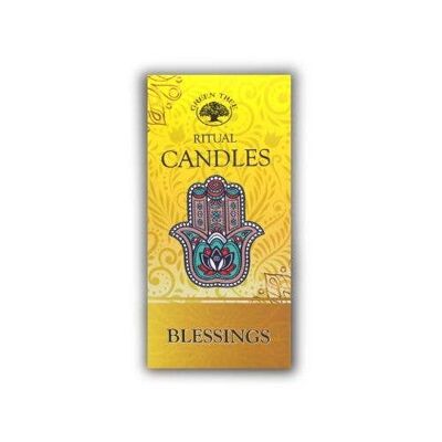 Green Tree Ritual candles Blessing 10 pack
