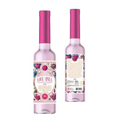 Agua purificadora Love Spell, 221 ml, juego de 6 piezas