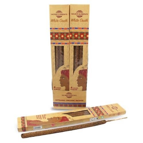 Bastoncini Jumbo Biologici di Sacred Elements White Oud