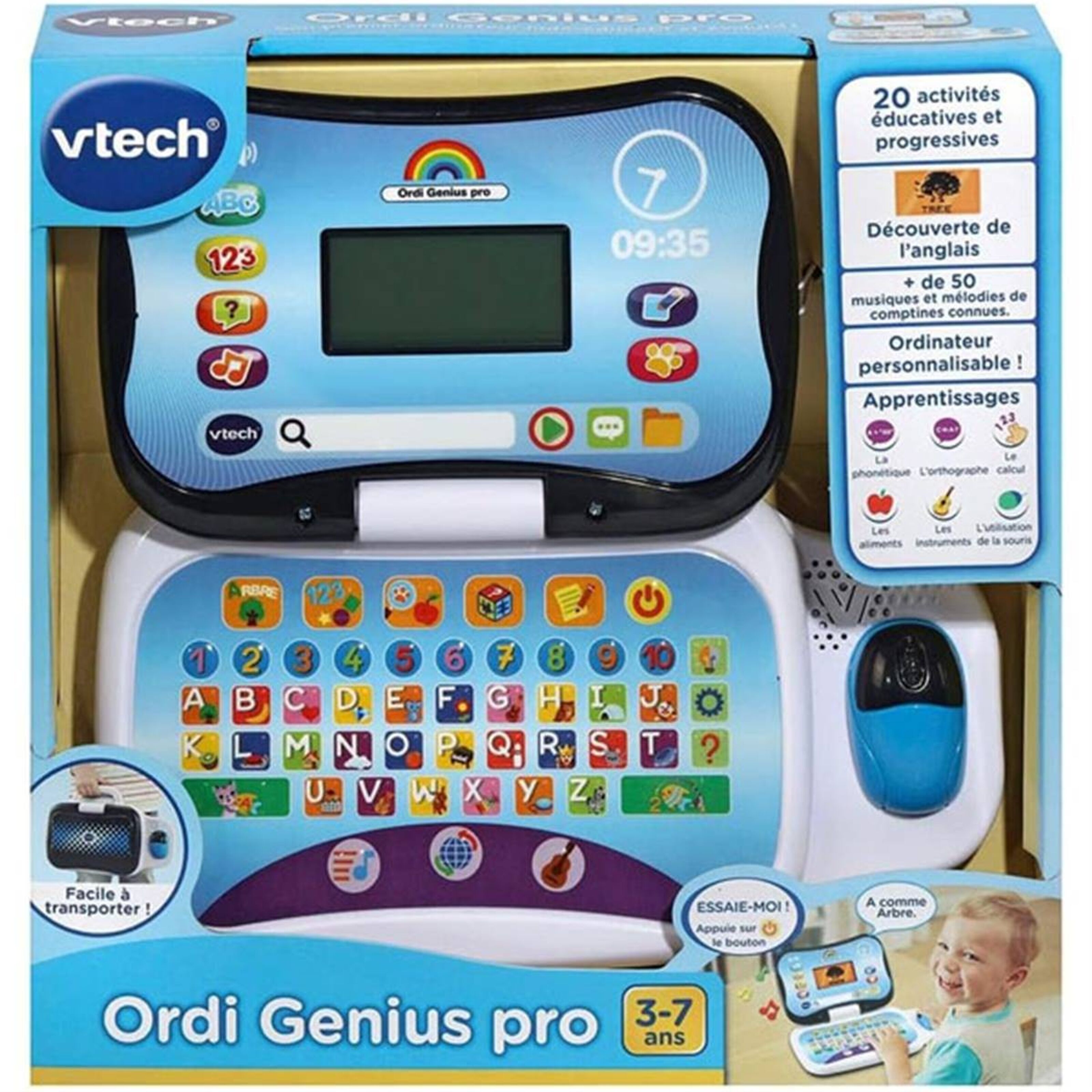 Achat VTech Ordi Genius Pro Noir en gros