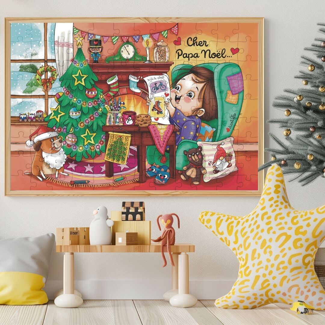 Puzzle 100 pièces La lettre de Noël