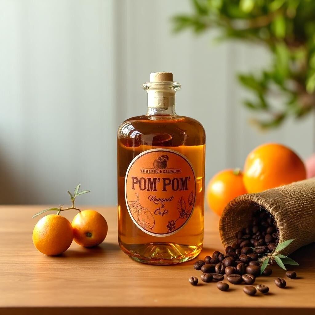 Pom' Pom' Calvados Combinato: Kumquat & Caffè 70 cl