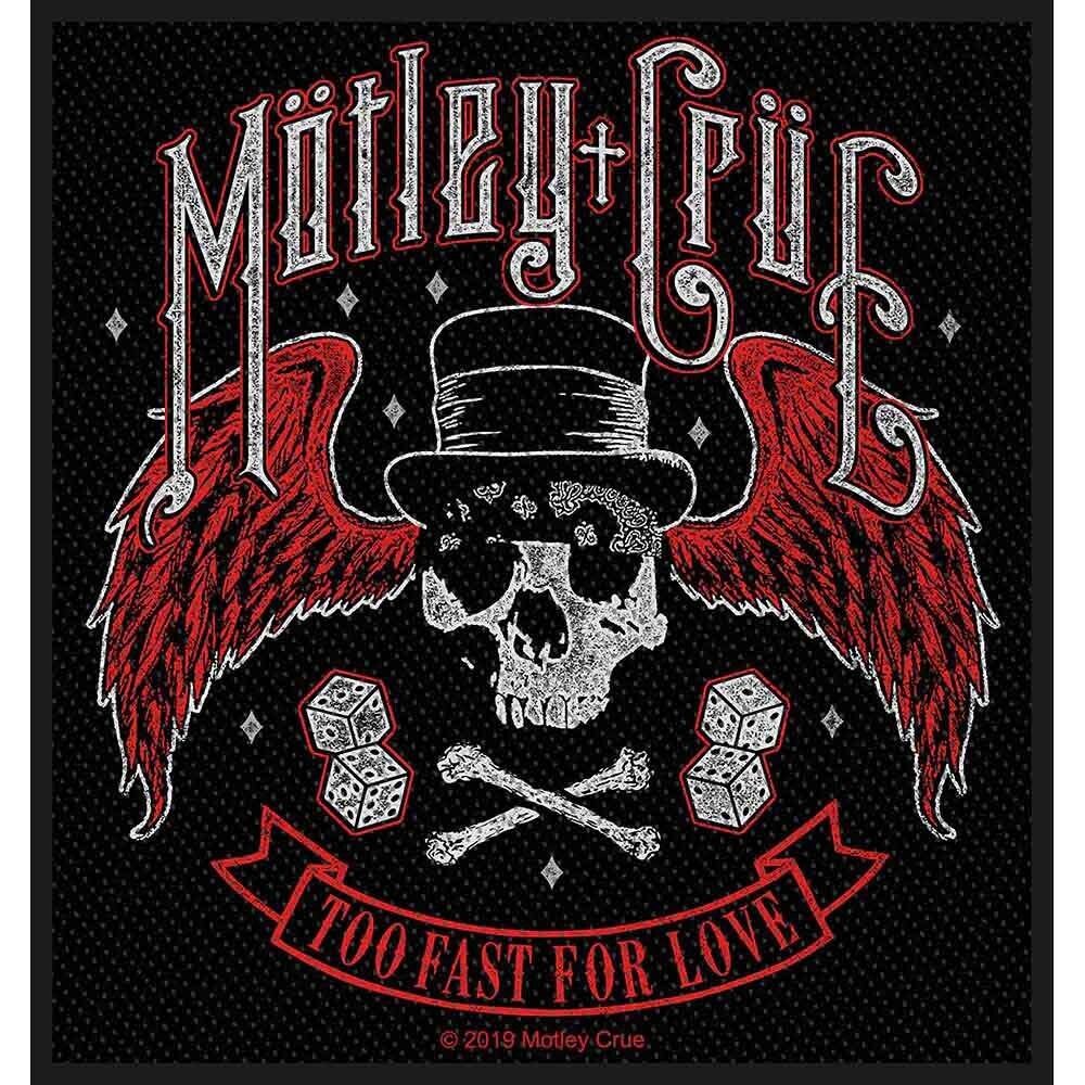 Motley Crue Patches - Woven Sew On - Too Fast For Love