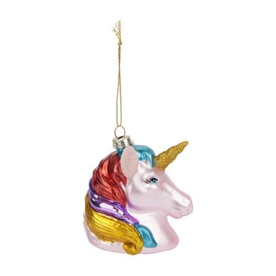 Unicorn Festive Ornament
