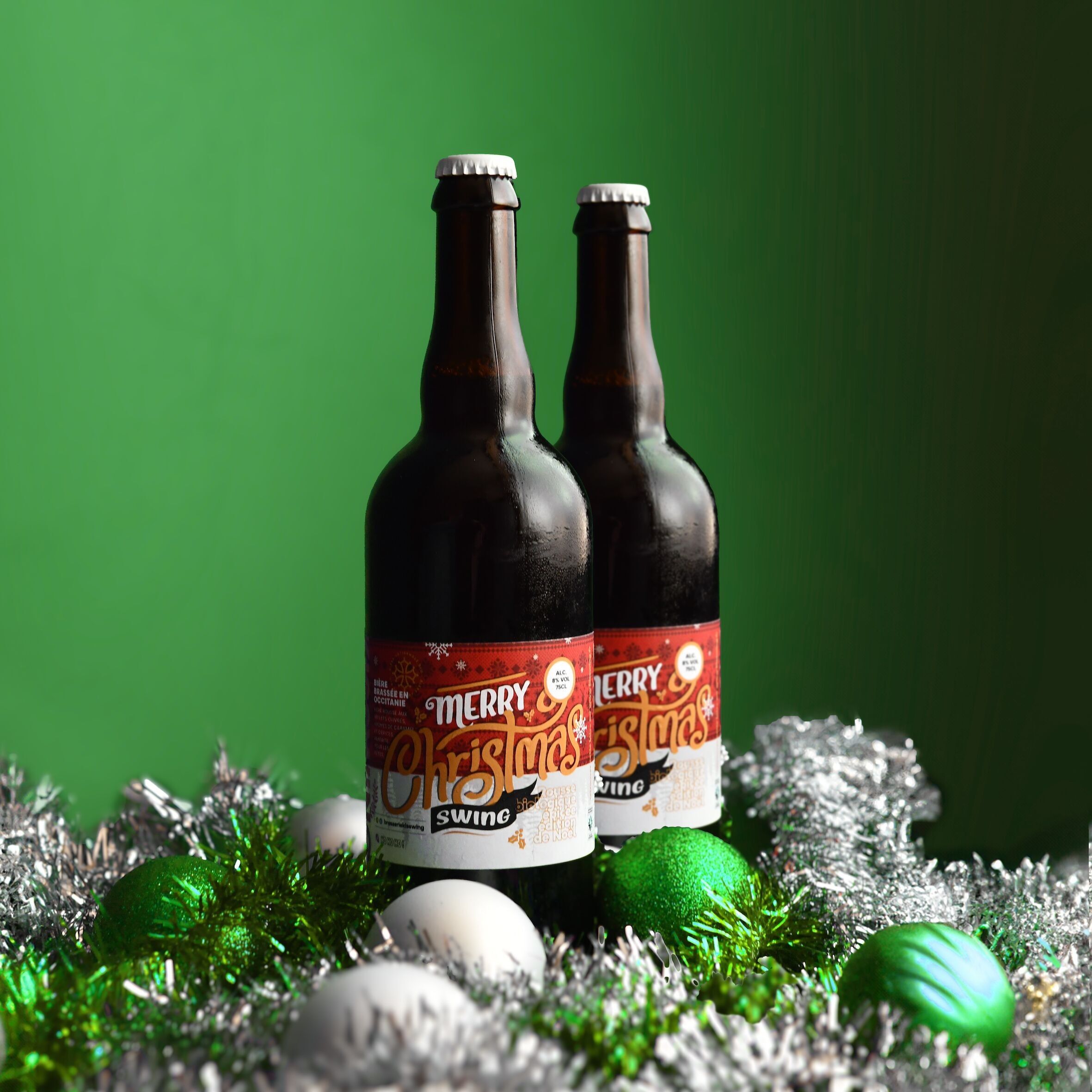Christmas Swing - Bière style Rousse Epicée, alc. 8%vol. - 750ml