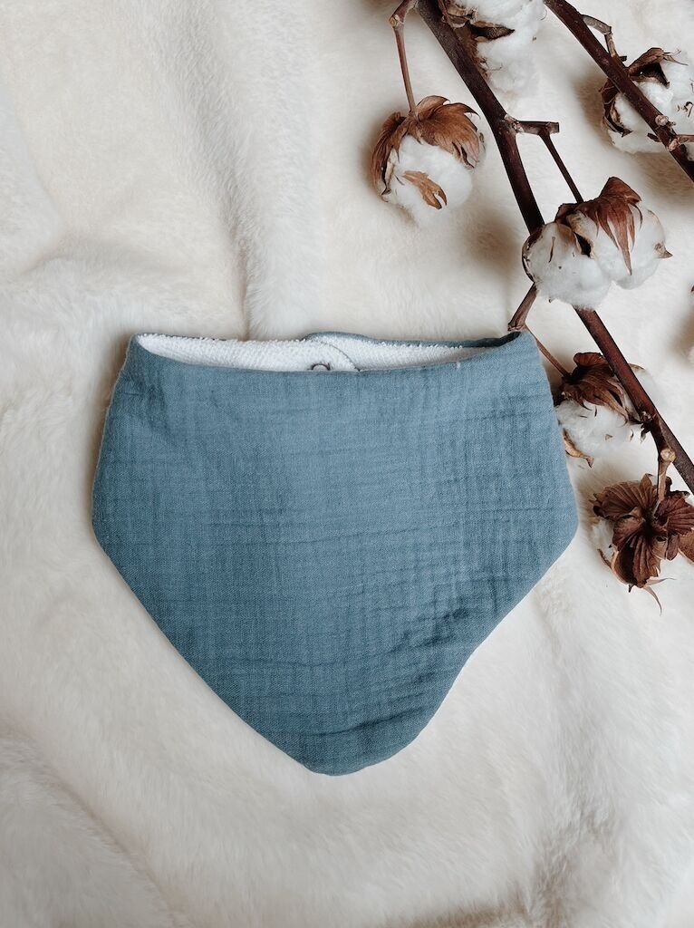 Bavaglino bandana blu veneziano