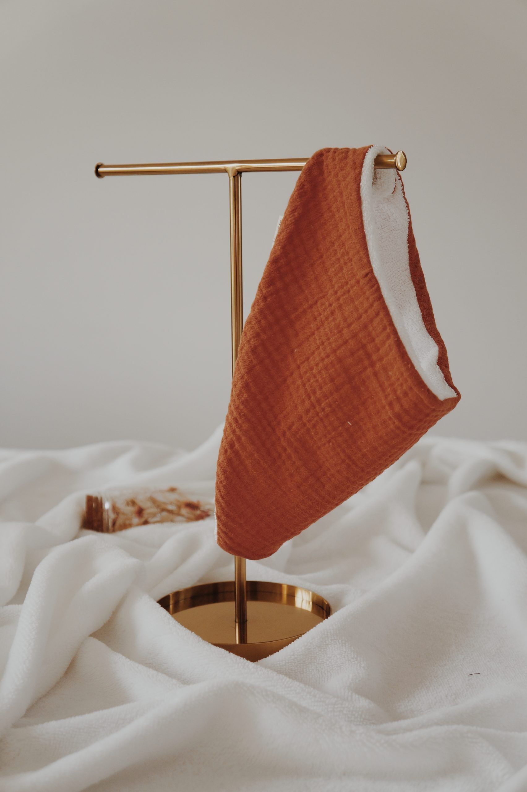 Bavaglino bandana in terracotta