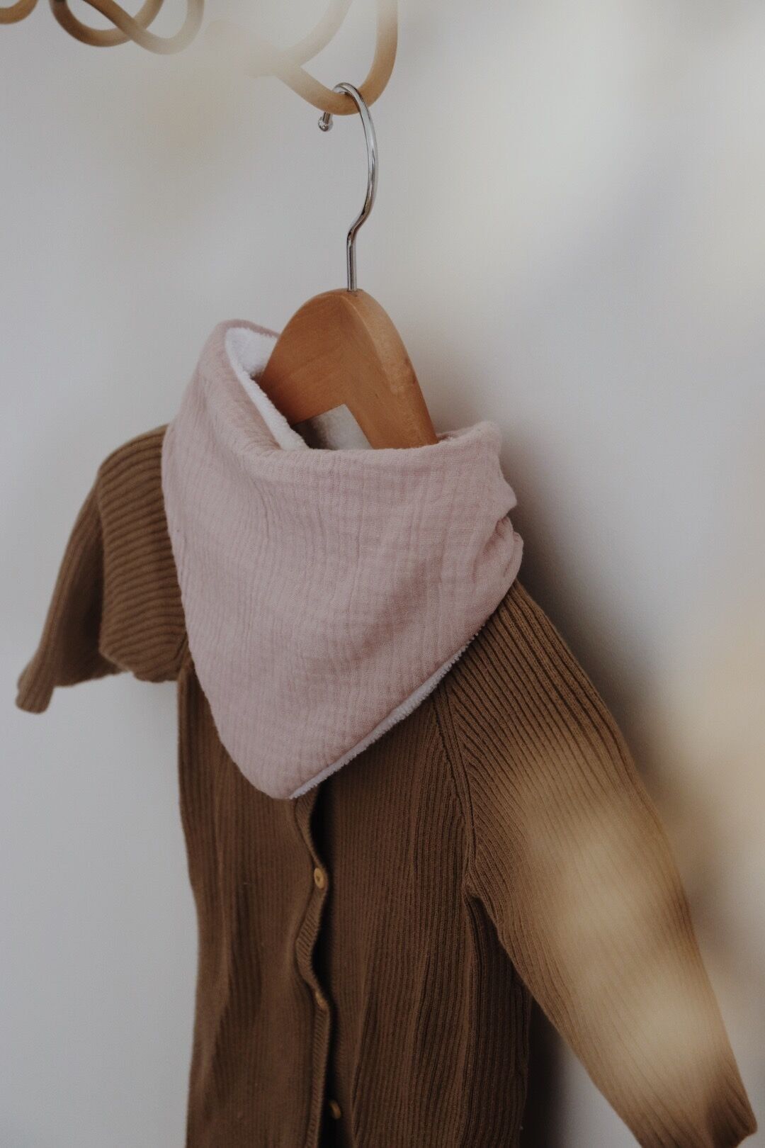 Bavaglino bandana lilla