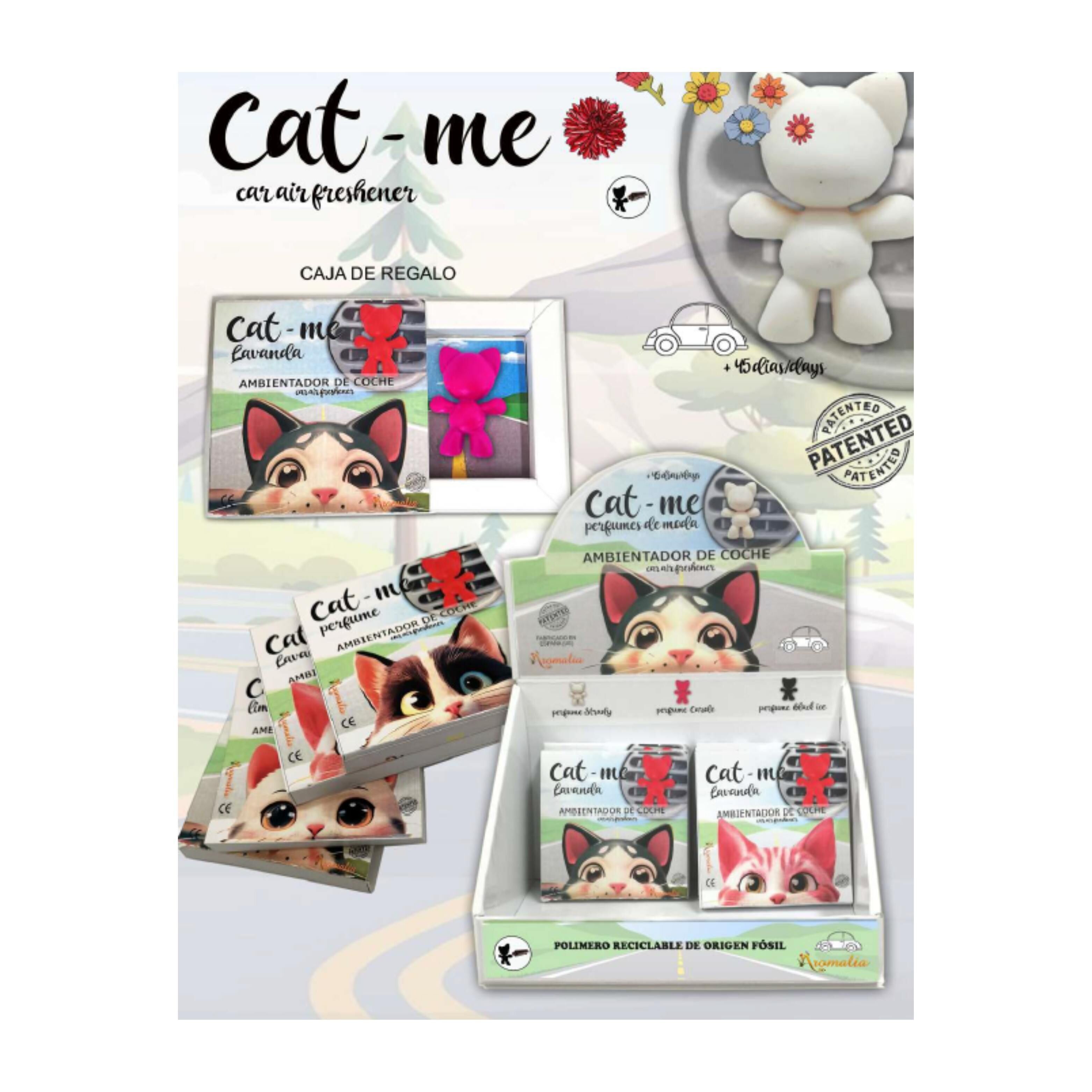 DEODORANTE PER AUTO CAT-ME - Evita la multa con il nuovo modello di deodorante per auto omologato.