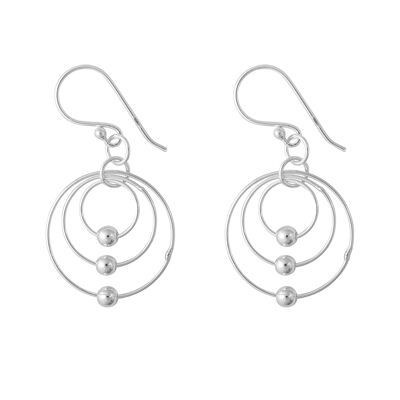 Pretty Round Drop Earrings