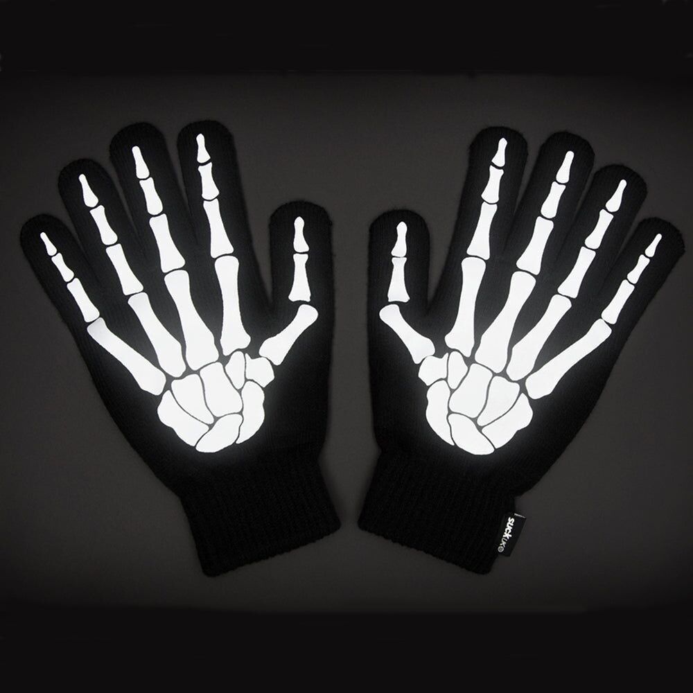 Reflective Skeleton Gloves