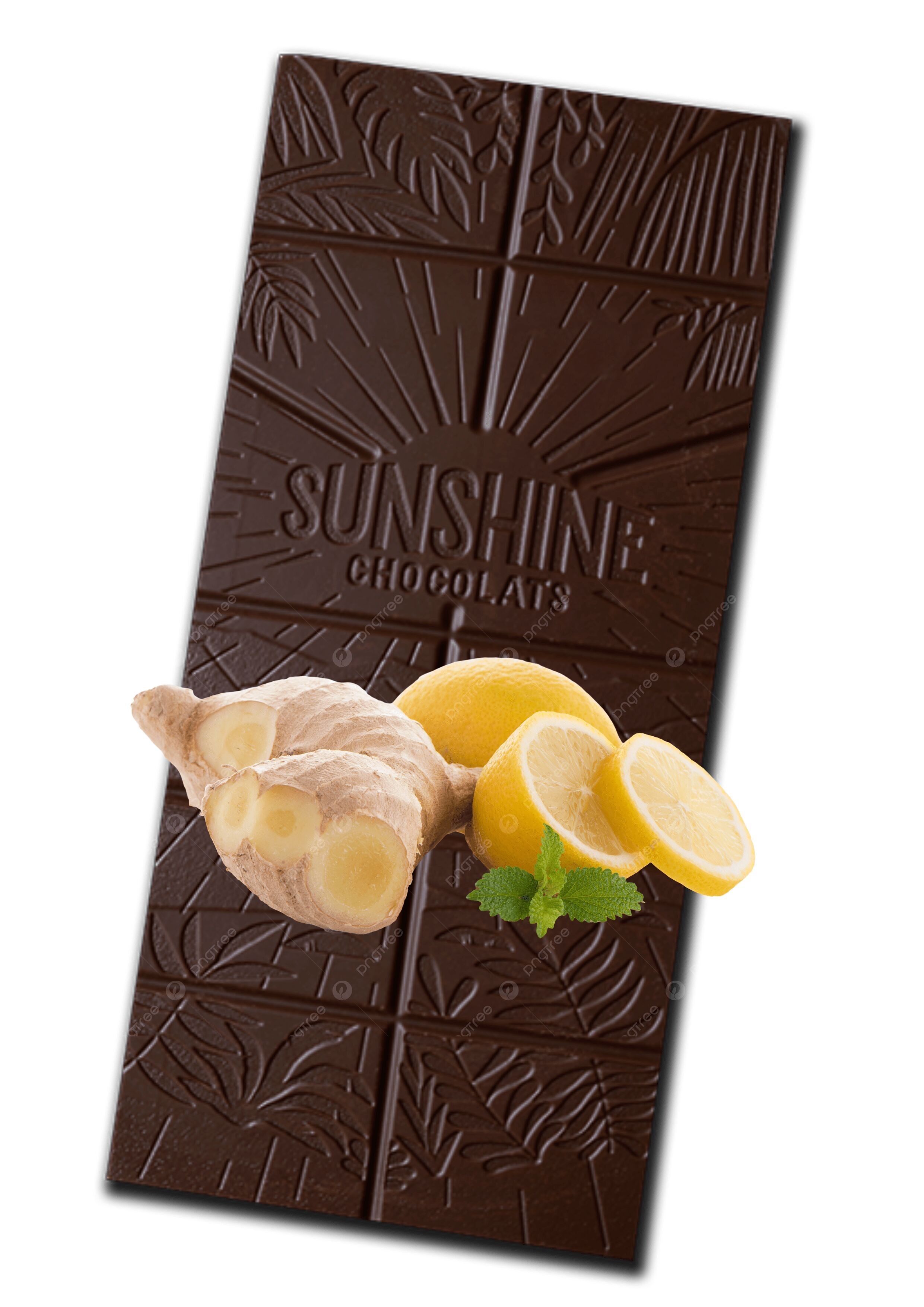 Tavoletta di cioccolato sfuso - Zenzero fondente, limone candito 70%