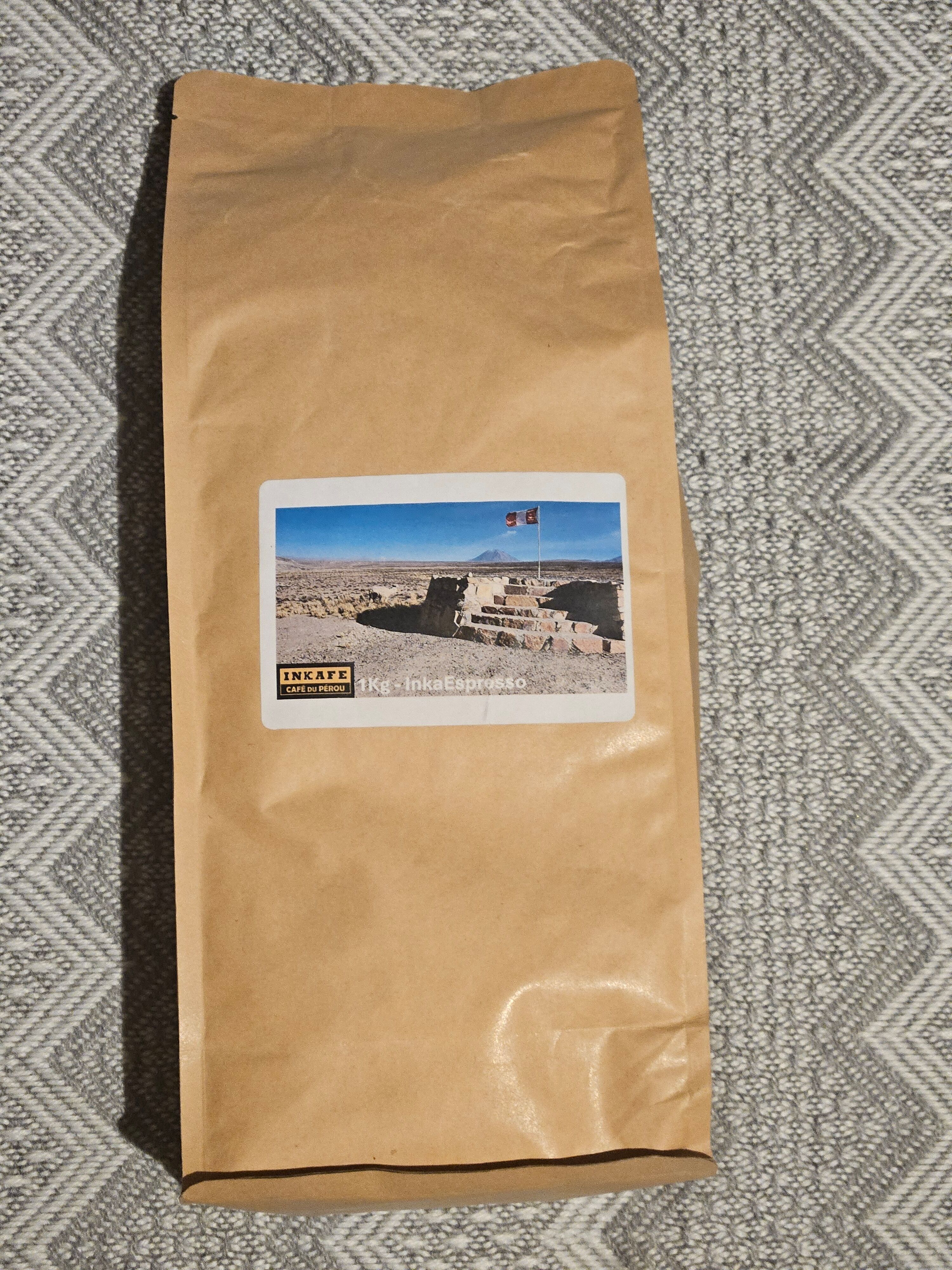 Caffè in grani, InkaEspresso, sacchetto Kraft 1kg