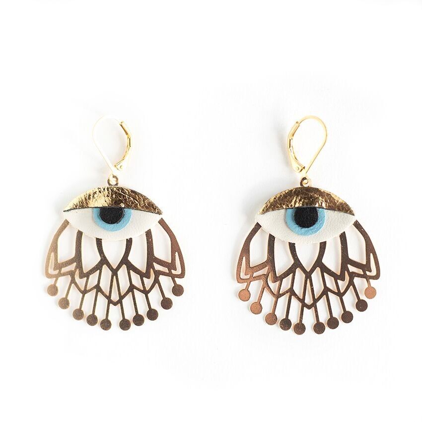 Orecchini Occhio Azzurro