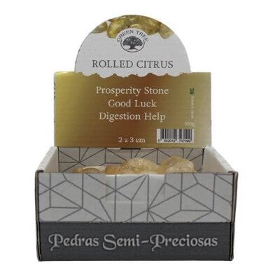 Citrine tumbled display 500g