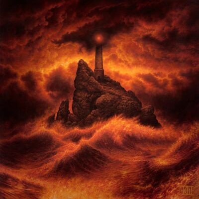 In Mourning LP - Afterglow (disco con imagen + vinilo Red Smoke)