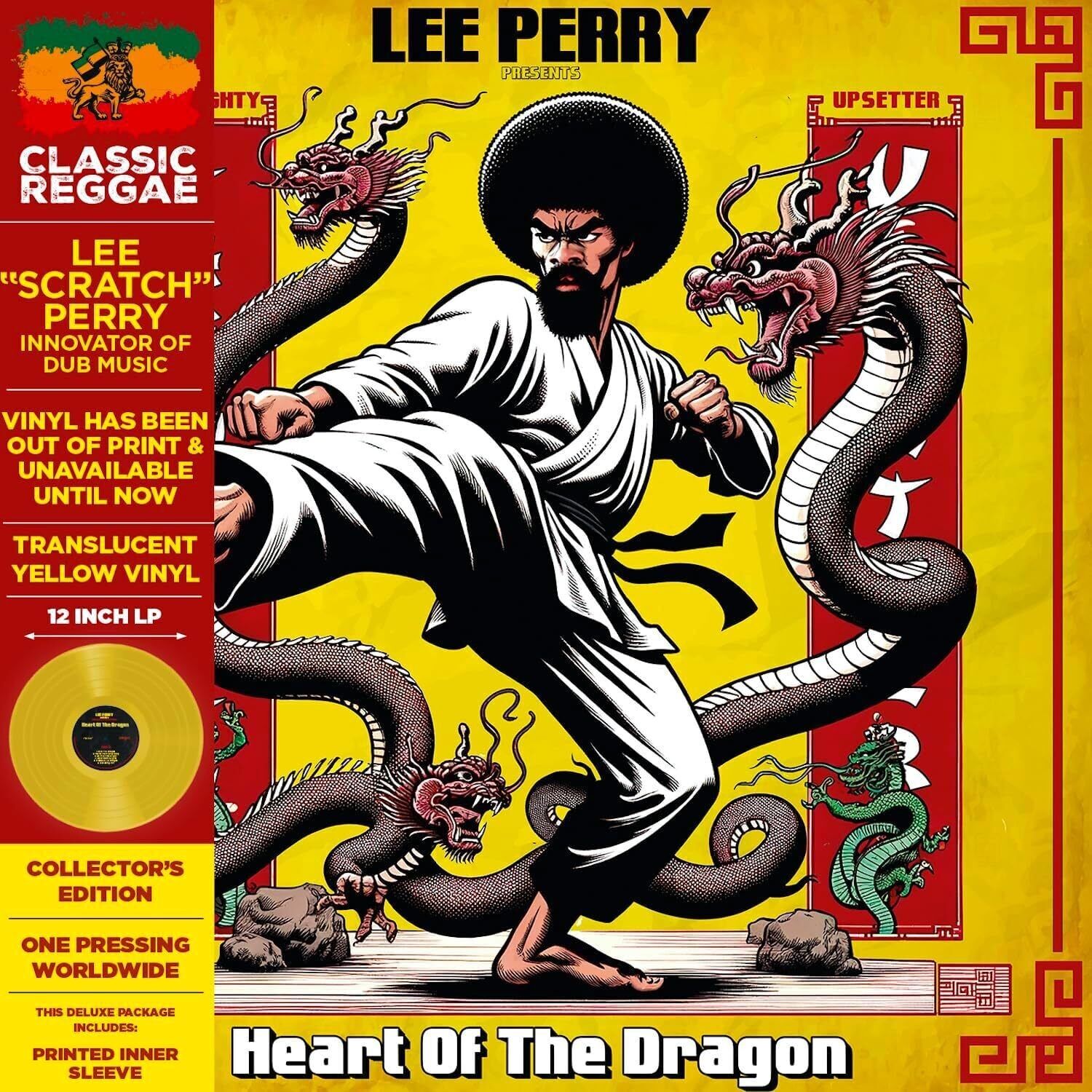 Lee Perry LP – Heart Of The Dragon (gelbes Vinyl)