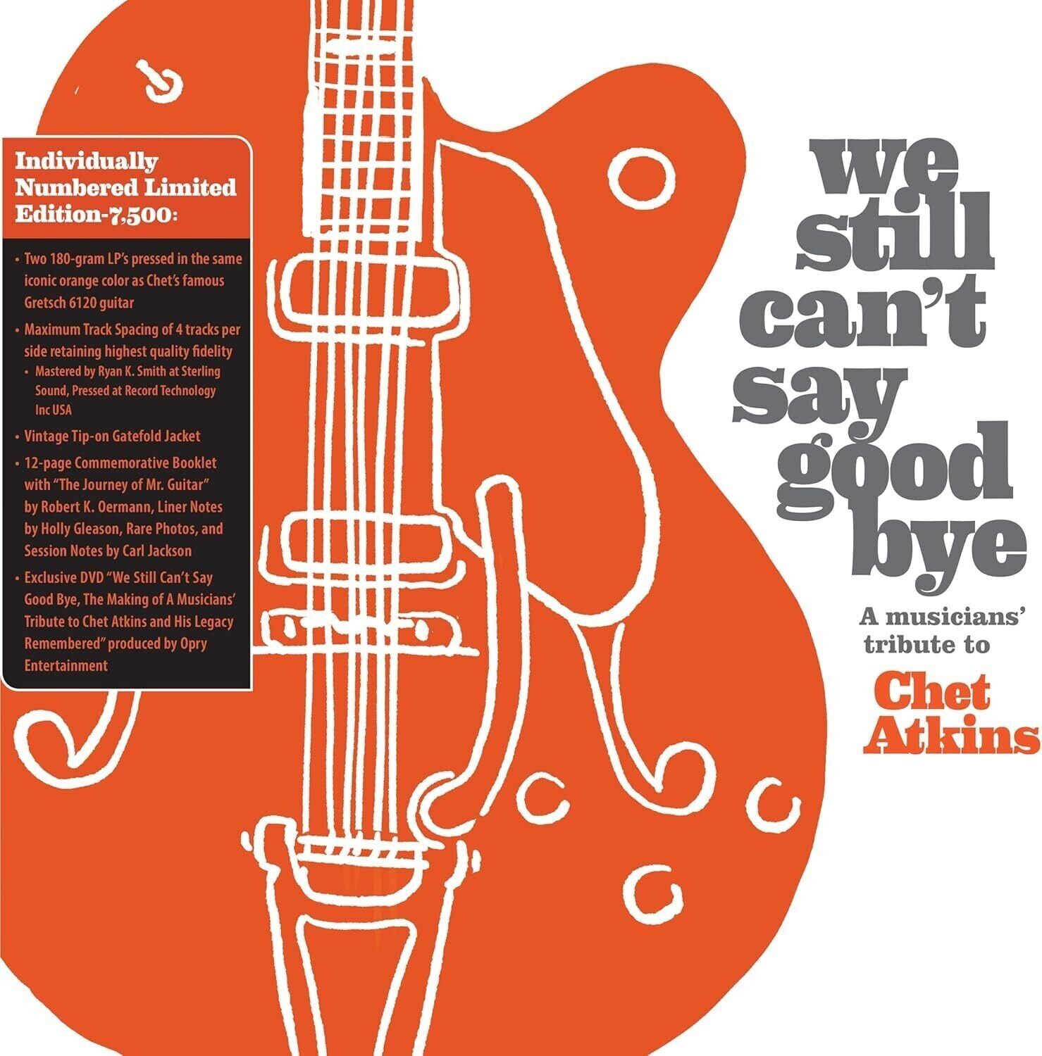 Vari artisti LP - We Still Can't Say Goodbye: un omaggio dei musicisti a Chet Atkins (2 dischi in vinile arancione edizione limitata)